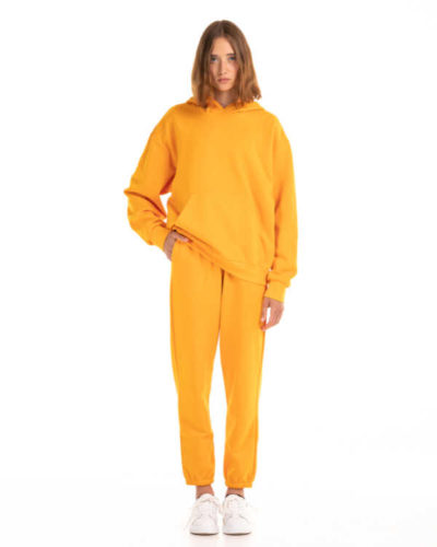 Unisex Oversize sporta kostīms ar kapuci un džogeriem. Cadmium Yellow. - Image 6