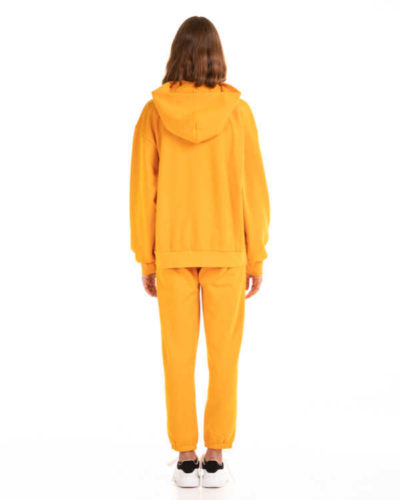 Unisex Oversize sporta kostīms ar kapuci un džogeriem. Cadmium Yellow. - Image 2