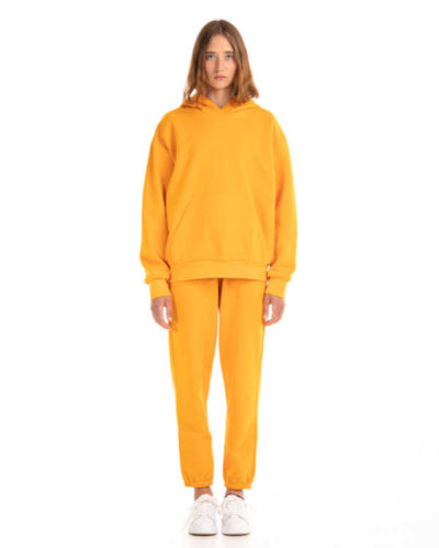 Unisex Oversize sporta kostīms ar kapuci un džogeriem. Cadmium Yellow.