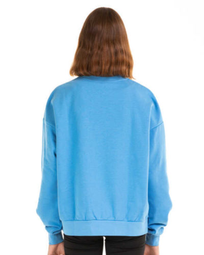 Unisex oversize svītšots. Azure Blue. - Image 2