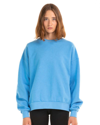 Unisex oversize svītšots. Azure Blue.