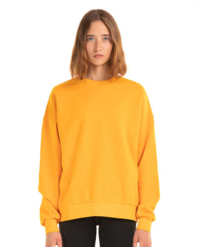 Unisex oversize svītšots. Cadmium Yellow.